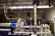 This apparatus allows Arthur Suits and his team to study collisions of molecules in a vacuum. The goal of his team’s project is to create a toolkit that will not only help scientists better understand how chemical reactions occur, but also give scientists the ability to control chemical reactions. 